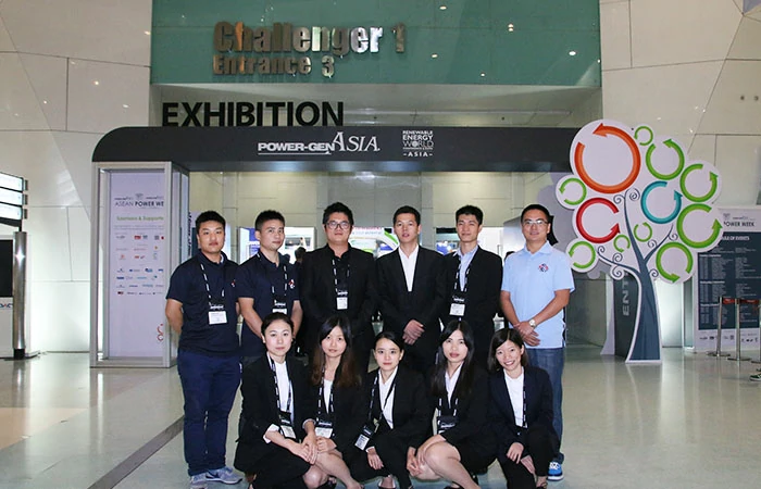 EMAC's Professional and Dedicated Team on Thailand Exhition